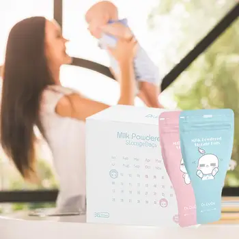 Milk Powder Storage Bag Disposable Portable Formula Pouch Organizer for Babies Infants Toddlers 36PCS/Box
