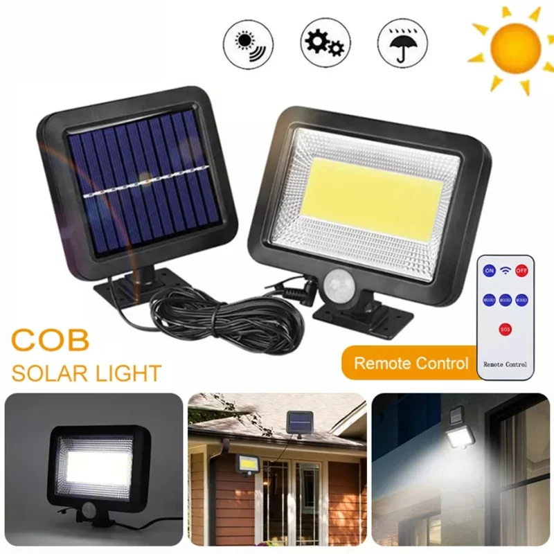 100 Led Solar Light Outdoor Lighting Wall Lights Remote Control Cob Beads Solar Lights Pir Motion Sensor Split Solar Wall Light
100 Led Solar Light Outdoor Lighting Wall Lights Remote Control Cob Beads Solar Lights Pir Motion Sensor Split Solar Wall Light