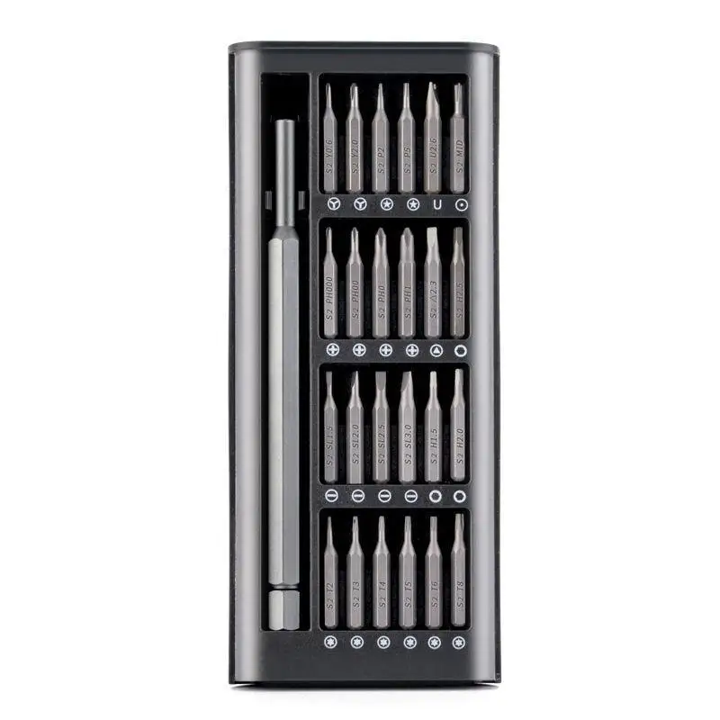 25-in-one screwdriver set set fine screwdriver set millet shell 24 precision magnetic bit
25-in-one screwdriver set set fine screwdriver set millet shell 24 precision magnetic bit