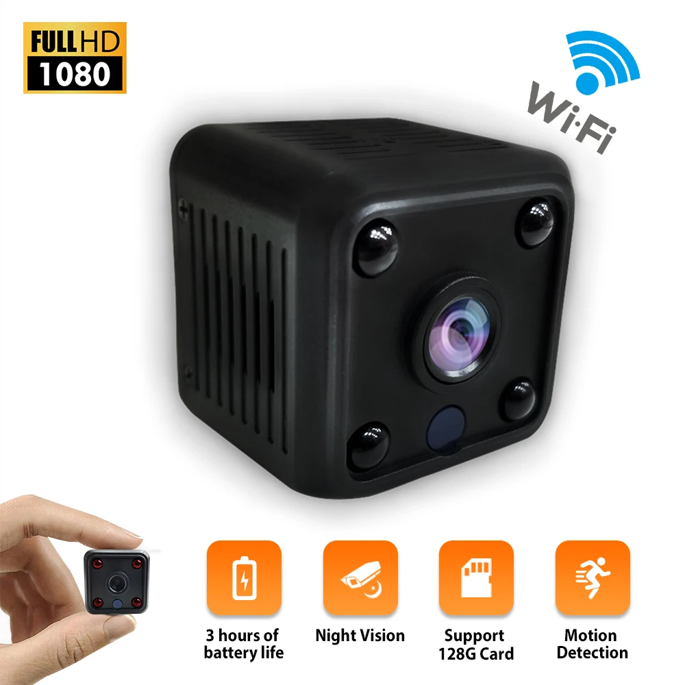 Mini Camera HD 1080P Sensor Night Vision Camcorder Motion DVR Micro Camera IP Camera DV Video Small Camera Cam Buit-in Battery
Mini Camera HD 1080P Sensor Night Vision Camcorder Motion DVR Micro Camera IP Camera DV Video Small Camera Cam Buit-in Battery
