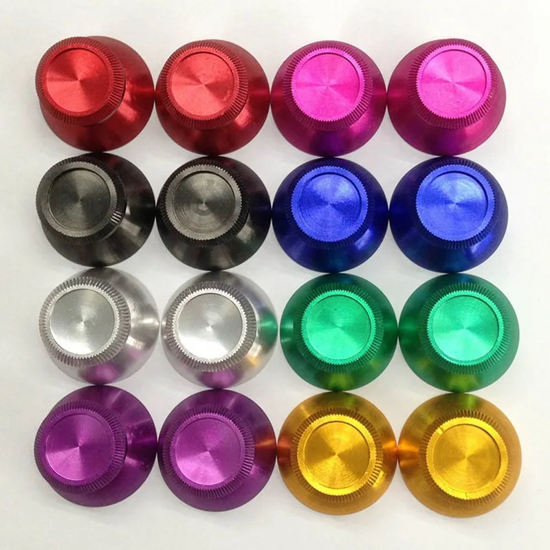 8 Colors 2pcs Set Metal Analog Thumb Grips Thumbstick Cap Thumb Stick Joystick Cap Button Cover For Xbox one Controller
8 Colors 2pcs Set Metal Analog Thumb Grips Thumbstick Cap Thumb Stick Joystick Cap Button Cover For Xbox one Controller