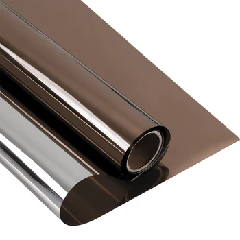 HOHOFILM 1.52x20m Brown&Silver Mirrored Solar Tint Window Film Stickers UV Reflective One Way Privacy heat proof film
HOHOFILM 1.52x20m Brown&Silver Mirrored Solar Tint Window Film Stickers UV Reflective One Way Privacy heat proof film