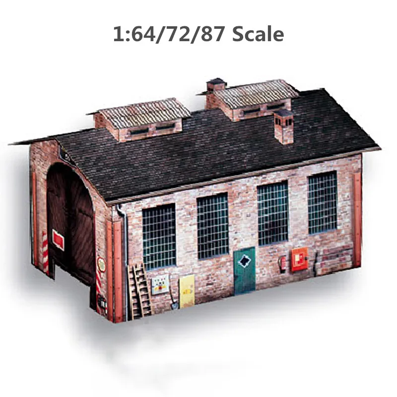 1:87/72/64 Scale Warehouse House Factory Model Paper Model Building Sand Table Train Scenes Handmade
1:87/72/64 Scale Warehouse House Factory Model Paper Model Building Sand Table Train Scenes Handmade