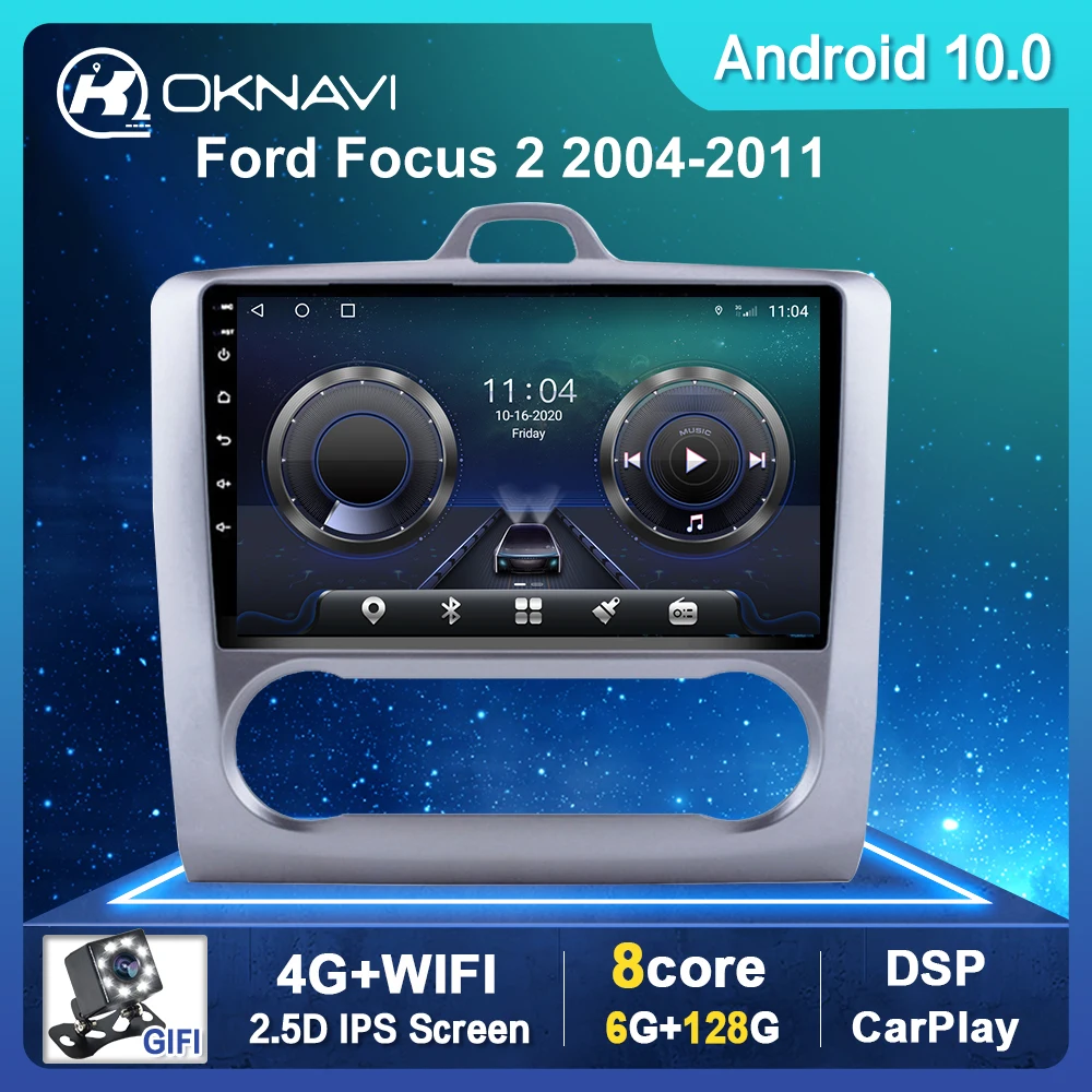 Android 10.0 For Ford Focus 2 Exi AT 2004-2011 Car Multimedia Player GPS Navigation DSP Carplay WIFI 4G Camera 2Din Radio No DVD
Android 10.0 For Ford Focus 2 Exi AT 2004-2011 Car Multimedia Player GPS Navigation DSP Carplay WIFI 4G Camera 2Din Radio No DVD