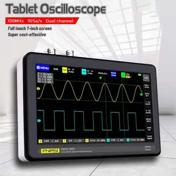 FNIRSI 1013D Digital 2CH 100M Bandwidth 1GS/s Sampling Rate Tablet Oscilloscope
FNIRSI 1013D Digital 2CH 100M Bandwidth 1GS/s Sampling Rate Tablet Oscilloscope
