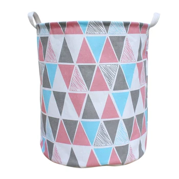 Triangle Print Washable Foldable Box With Handle Waterproof Large Capacity Storage Bathroom Hamper Cleaning Storage Basket
Triangle Print Washable Foldable Box With Handle Waterproof Large Capacity Storage Bathroom Hamper Cleaning Storage Basket