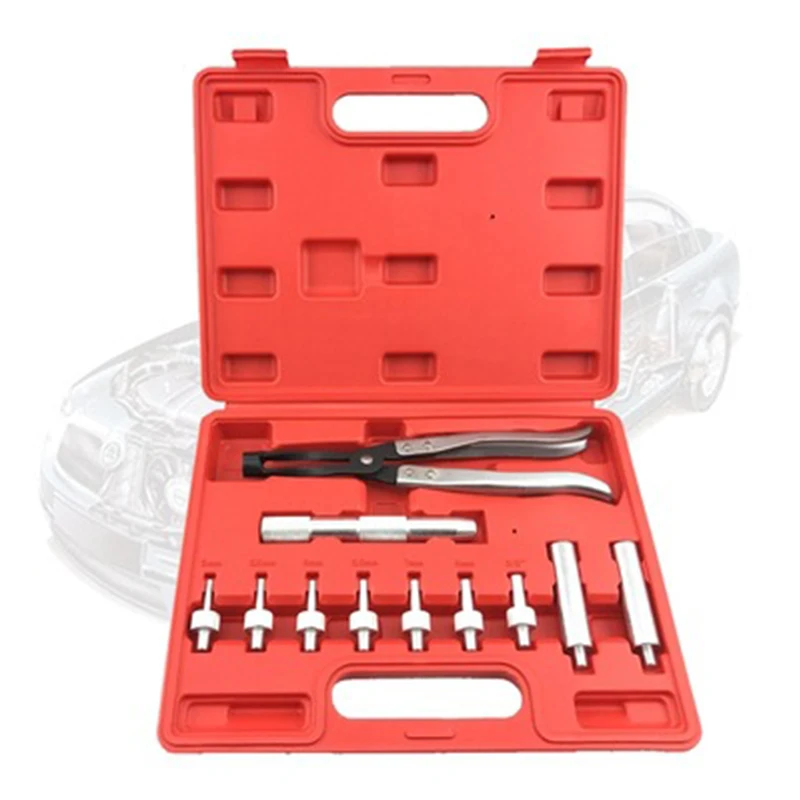 11pcs valve and oil seal disassembly tool, universal Stem seal removal pliers, 270 mm long tool
11pcs valve and oil seal disassembly tool, universal Stem seal removal pliers, 270 mm long tool