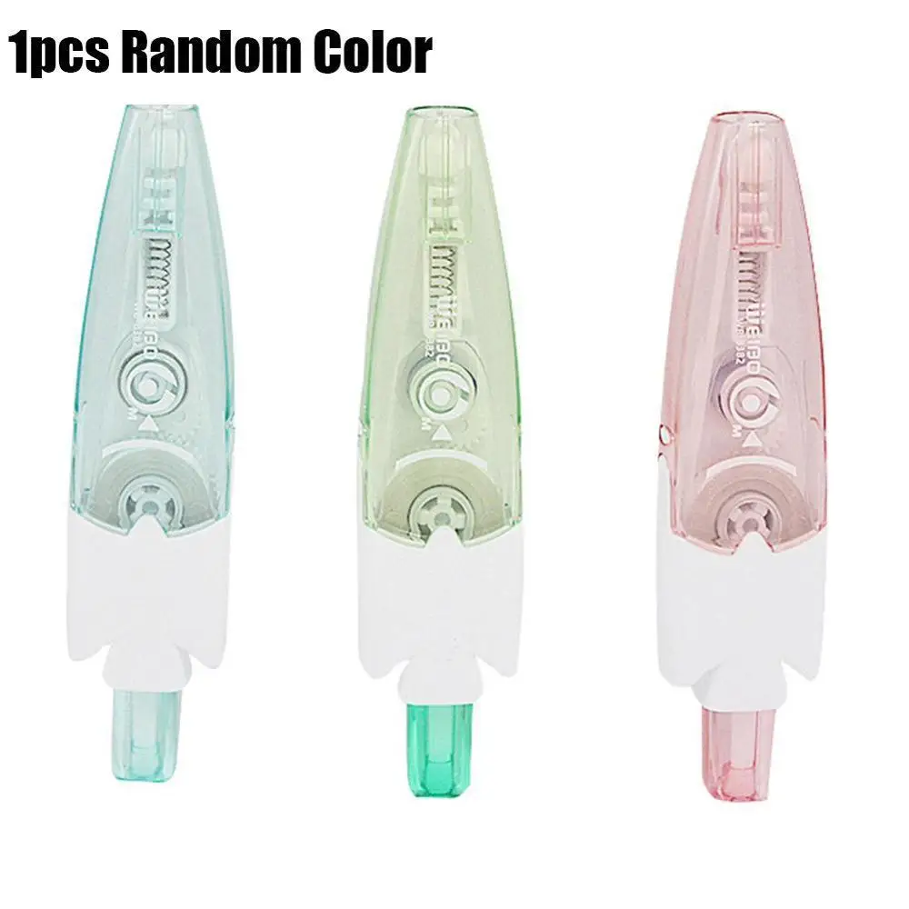 Press White Corrector Pen Special Design 5mm*6m White Correction Tape Pen School Office Supplies Stationery
Press White Corrector Pen Special Design 5mm*6m White Correction Tape Pen School Office Supplies Stationery