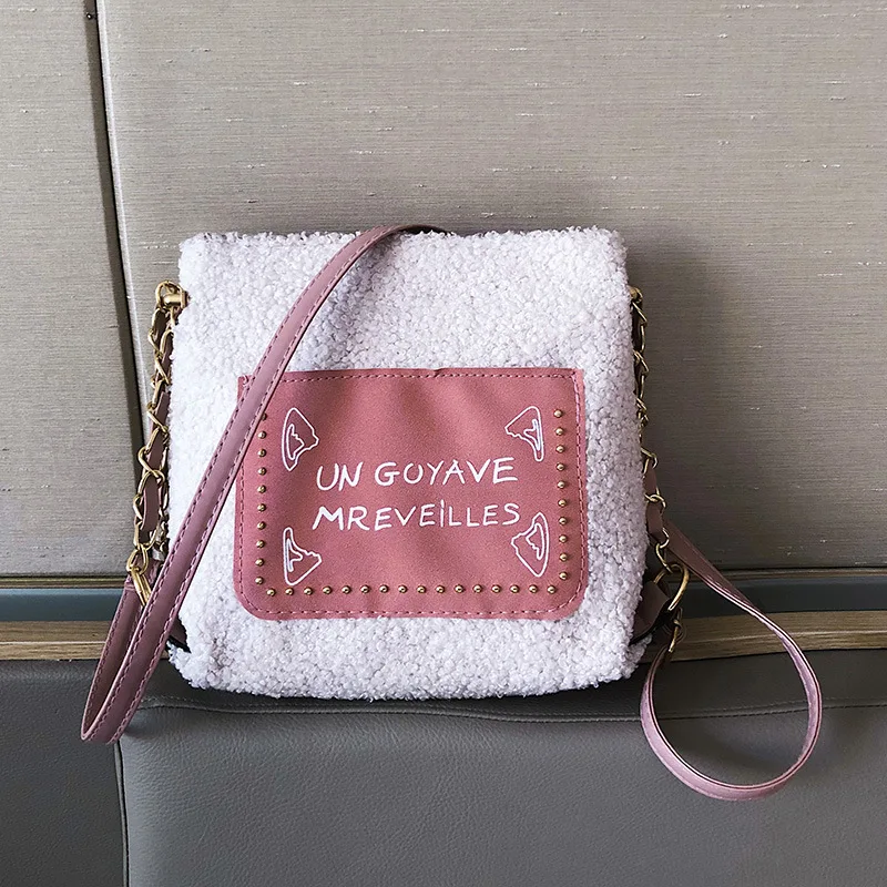 2020 Autumn And Winter New Style Lambs Wool Mixed Colors Bucket Bag INS Versitile Fashion Soft Leather Shoulder Bag Women's
2020 Autumn And Winter New Style Lambs Wool Mixed Colors Bucket Bag INS Versitile Fashion Soft Leather Shoulder Bag Women's