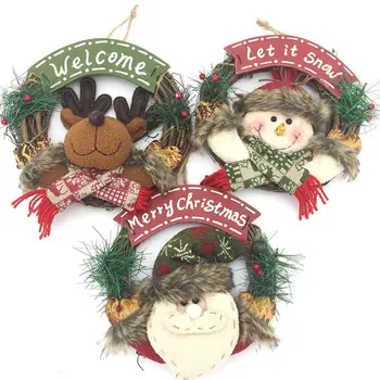 Santa Claus Hanging Ornaments Christmas Wreath Decoration Mini Snowman Elk Deer Garland Xmas Party Supplies Home Decor
Santa Claus Hanging Ornaments Christmas Wreath Decoration Mini Snowman Elk Deer Garland Xmas Party Supplies Home Decor