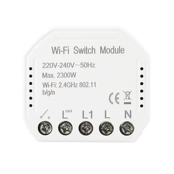 Wifi Smart Light Switch DIY Breaker Module Concealed Automation Module Can be remotely controlled by APP Remote Control
Wifi Smart Light Switch DIY Breaker Module Concealed Automation Module Can be remotely controlled by APP Remote Control