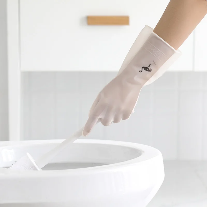 PVC White Long Working Gloves To Wash Dishes Transparent House Toilet Cleaning Protective Goods For Home And Garden Kitchen Tool
PVC White Long Working Gloves To Wash Dishes Transparent House Toilet Cleaning Protective Goods For Home And Garden Kitchen Tool