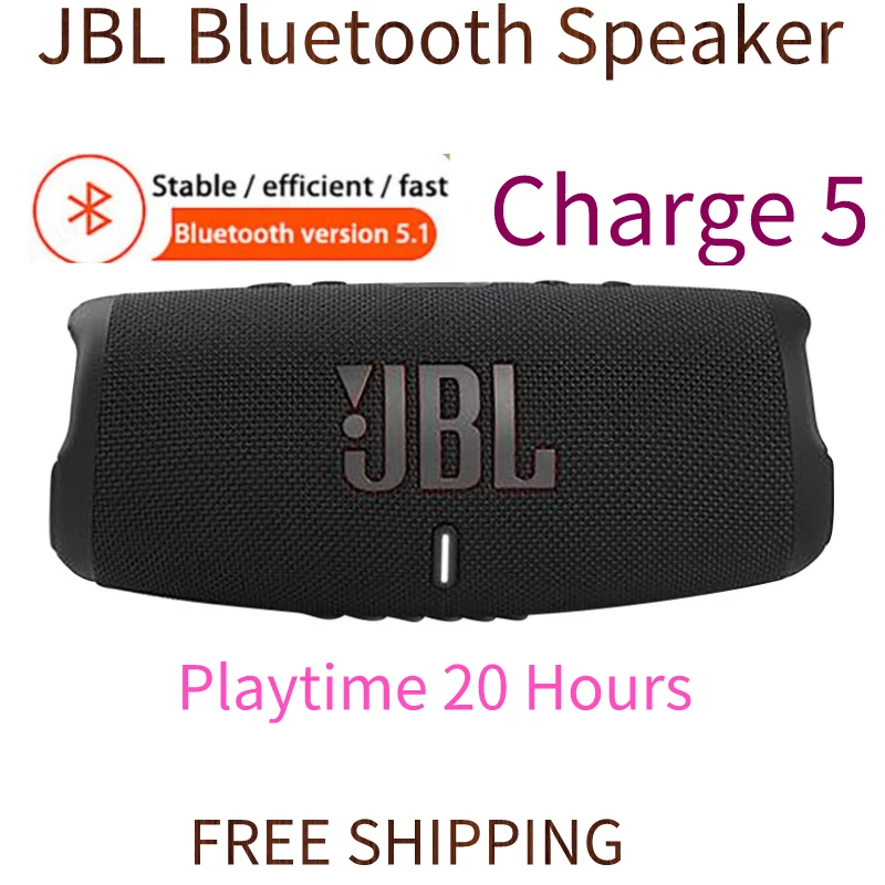Новый мощный Bluetooth-динамик Jbl Зарядка 5 беспроводной Bluetooth 5.1 портативный