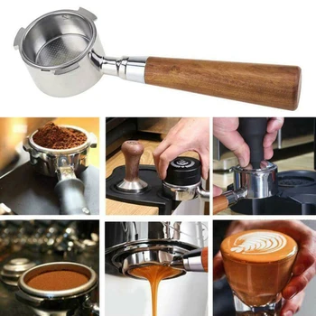 Coffee Portafilter Wooden Handle 51mm For Delonghi Ec680/ec685 Filter 51MM Stainless Steel Replacement Filter Basket Coffee Acc
Coffee Portafilter Wooden Handle 51mm For Delonghi Ec680/ec685 Filter 51MM Stainless Steel Replacement Filter Basket Coffee Acc
