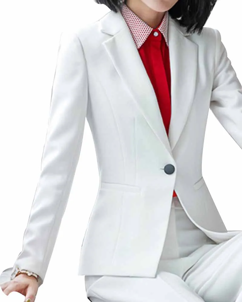 Occupation Women Spring Autumn Fashion Blazer Feminino White Causal Outwear Temperament Office Lady Work Clothes Suit Coat
Occupation Women Spring Autumn Fashion Blazer Feminino White Causal Outwear Temperament Office Lady Work Clothes Suit Coat