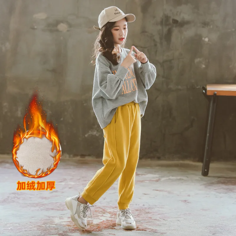 Winter Thick Fleece Kids Girls Sport Suit Warm Sweatshirt+pant Jogger Exercise Running Casual Athletic Set Sportswear Tracksuit
Winter Thick Fleece Kids Girls Sport Suit Warm Sweatshirt+pant Jogger Exercise Running Casual Athletic Set Sportswear Tracksuit