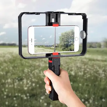 Live Broadcast Smartphone Cage Video Rig Vlog Filmmaking Recording Handle Stabilizer Bracket Mobile Camera Vlogging Rig Case
Live Broadcast Smartphone Cage Video Rig Vlog Filmmaking Recording Handle Stabilizer Bracket Mobile Camera Vlogging Rig Case