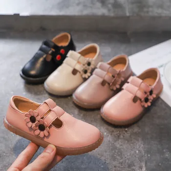 Girls Leather Shoes Princess Casual Shoes Kids Moccasins Nice Quality Famous Brand Soft Sole Black Pink Flats Flower Hook Loop
Girls Leather Shoes Princess Casual Shoes Kids Moccasins Nice Quality Famous Brand Soft Sole Black Pink Flats Flower Hook Loop