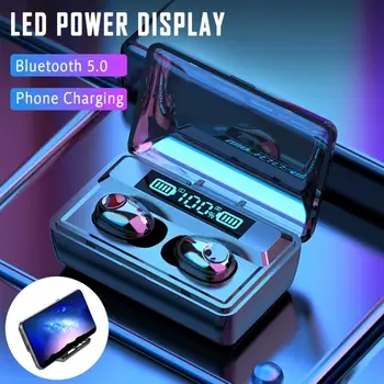 Mr T8 TWS Wireless Bluetooth Super Bass Earphone Stereo Headset LED Display Denoise Headset Phone Holder With 2200mAh Powerbank 
Mr T8 TWS Wireless Bluetooth Super Bass Earphone Stereo Headset LED Display Denoise Headset Phone Holder With 2200mAh Powerbank