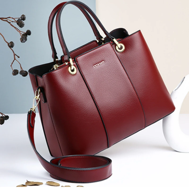 Famous Designer Solid Women Leather Handbags 2022 New Luxury Fashion Red Shoulder Messenger Bags Large Capacity Casual Totes
Famous Designer Solid Women Leather Handbags 2022 New Luxury Fashion Red Shoulder Messenger Bags Large Capacity Casual Totes