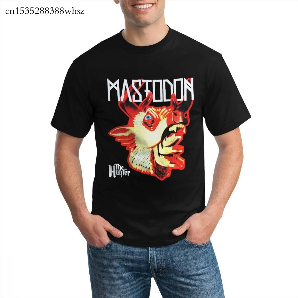 

Mastodon Hunter, Progressive Stone, Metal Inert Rare graphic t shirt for men 2020