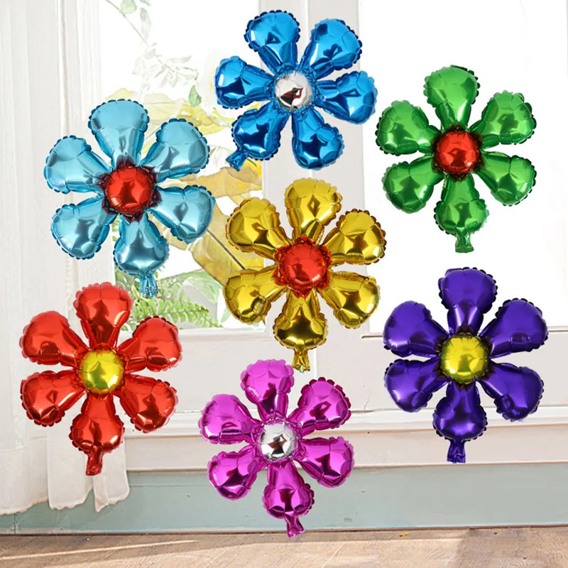 New Arrival Flowers Aluminum Foil Balloons Happy Birthday Wedding Decorations Ballons Baby shower Market Activity Party Supplies
New Arrival Flowers Aluminum Foil Balloons Happy Birthday Wedding Decorations Ballons Baby shower Market Activity Party Supplies