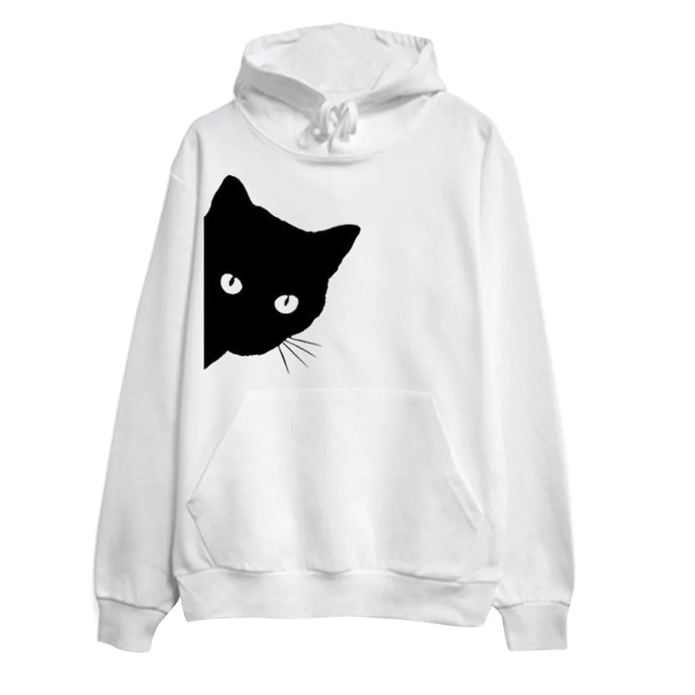 JAYCOSIN Fashion Women Cat Print Hoodie Sweatshirt Casual Simple Solid Color Loose O-Neck Comfortable Soft Jumper Blouse
JAYCOSIN Fashion Women Cat Print Hoodie Sweatshirt Casual Simple Solid Color Loose O-Neck Comfortable Soft Jumper Blouse