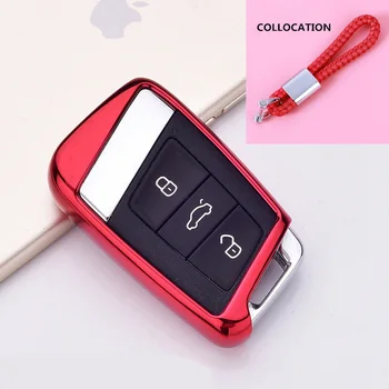 Soft TPU Car Key Remote Cover Case For Volkswagen VW Tiguan MK2 Magotan Passat B8 CC 2017 2018 For Skoda Superb A7 Accessories 
Soft TPU Car Key Remote Cover Case For Volkswagen VW Tiguan MK2 Magotan Passat B8 CC 2017 2018 For Skoda Superb A7 Accessories
