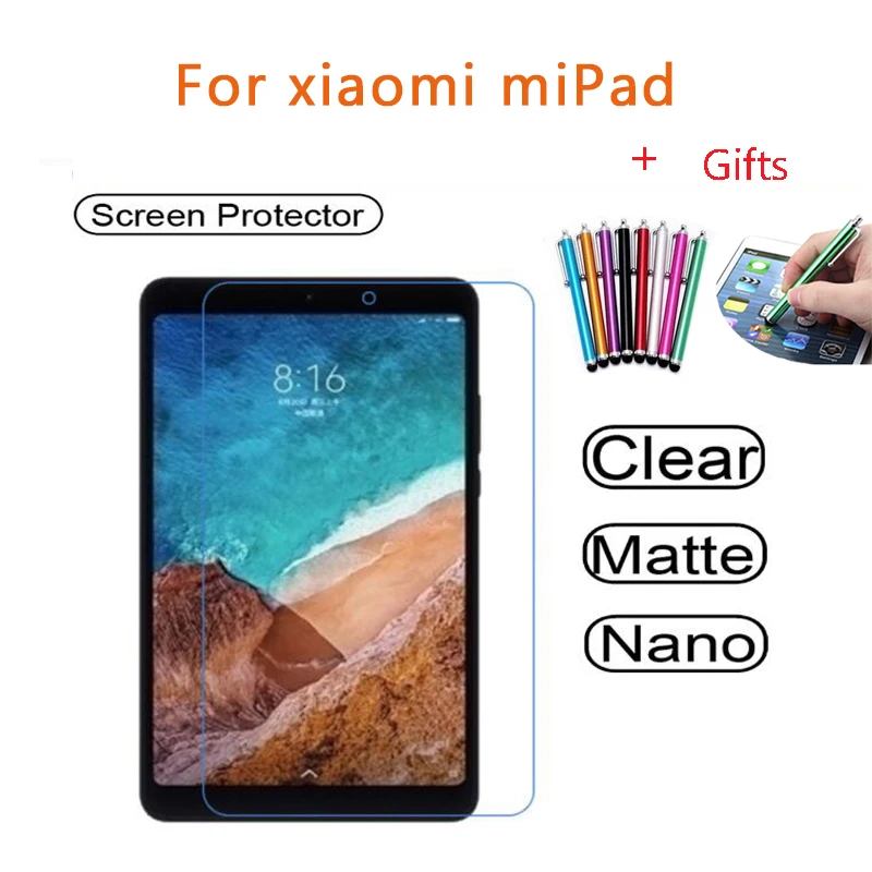 Tempered Glass For Xiaomi Mi Pad Mipad 4 Plus 4 3 2 1 Tablet 2.5 D 0.26mm 9H Screen Protector Protective Film + Free Pen
Tempered Glass For Xiaomi Mi Pad Mipad 4 Plus 4 3 2 1 Tablet 2.5 D 0.26mm 9H Screen Protector Protective Film + Free Pen