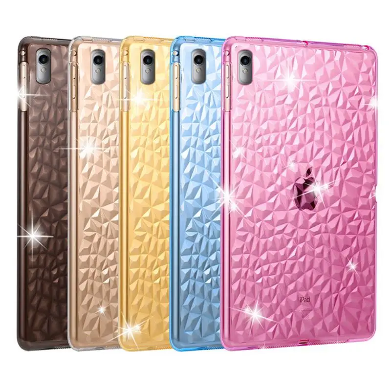 Case For iPad Pro 10.5 2017 TPU Case Ultra Thin Soft 3D Crystal Diamond Pattern Tablet Back Protective Clear Cover Transparent
Case For iPad Pro 10.5 2017 TPU Case Ultra Thin Soft 3D Crystal Diamond Pattern Tablet Back Protective Clear Cover Transparent