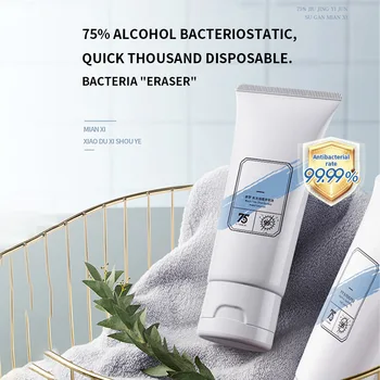 Alcohol Hand Sanitizer 60ml Antibacterial Moisturizing One-time Not Clean Anhydrous Transparent Liquid in Stock I
Alcohol Hand Sanitizer 60ml Antibacterial Moisturizing One-time Not Clean Anhydrous Transparent Liquid in Stock I