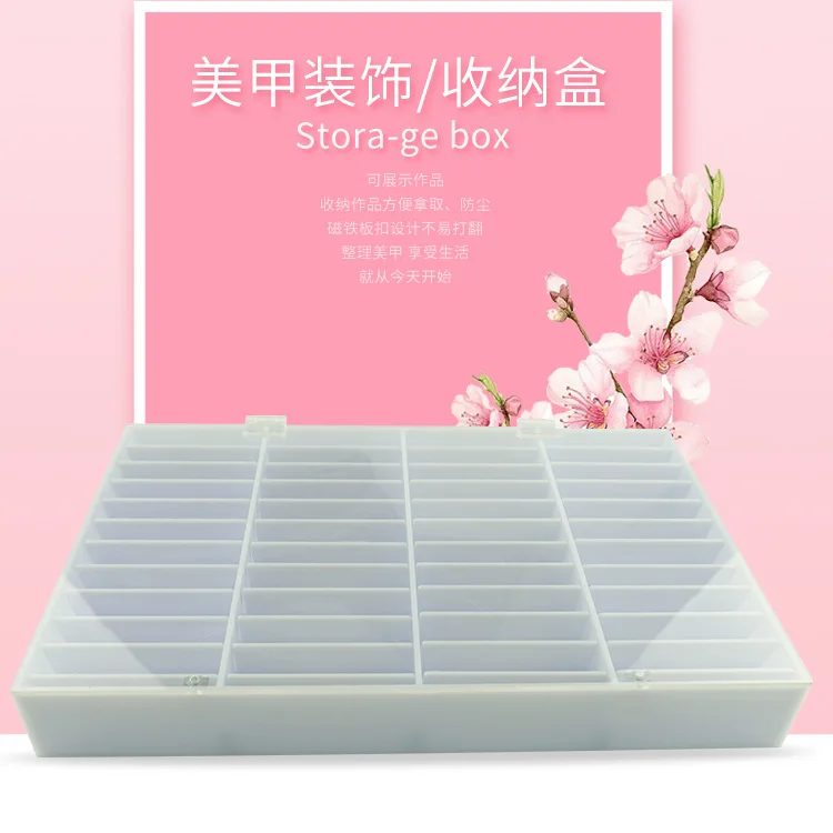 Manicure Storage Box Empty Box Acrylic Material Finishing Box Adjustable 44 Lattice Manicure Color Card Nail Tip Display Box
Manicure Storage Box Empty Box Acrylic Material Finishing Box Adjustable 44 Lattice Manicure Color Card Nail Tip Display Box