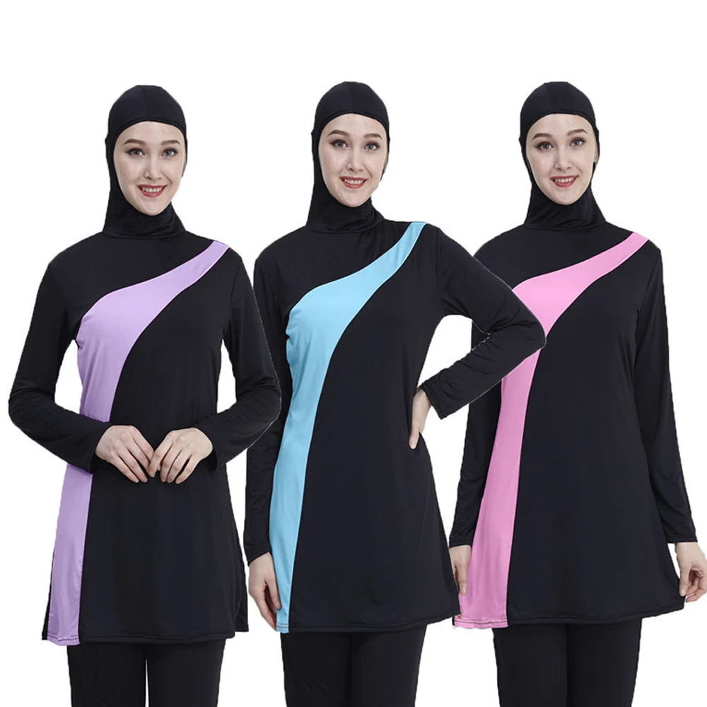 Muslim Swimsuit Highly Elastic 3 Color Swimming Sport Women Swimwear Beach Traditional Nylon Muslim Clothe
Muslim Swimsuit Highly Elastic 3 Color Swimming Sport Women Swimwear Beach Traditional Nylon Muslim Clothe