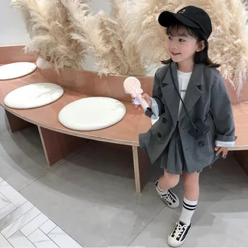 2020 new spring item girl fashion suit including coat+skirt 2pcs per set
2020 new spring item girl fashion suit including coat+skirt 2pcs per set