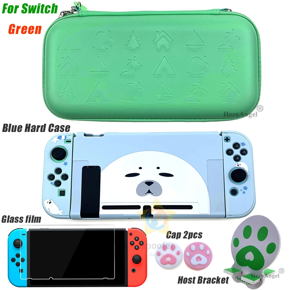 Сумка для Nintendo Switch аксессуары игр зеленый комплект сумка хранения переносной