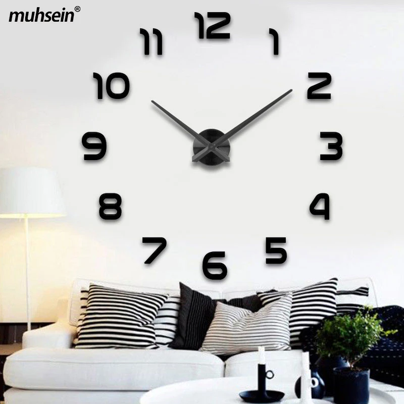 muhsein 3D DIY Wall Clock Home Decoration Big Number Watch Acrylic Mirror Wall Sticker Clock Mute Large Size Clock Free Shipping
muhsein 3D DIY Wall Clock Home Decoration Big Number Watch Acrylic Mirror Wall Sticker Clock Mute Large Size Clock Free Shipping
