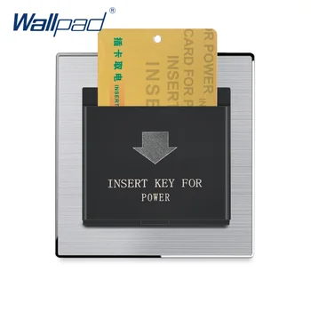 Insert Key For Power Switch Hotel Card Switches Stainless Steel Panel With Silver Border Wallpad Wall Switch 180-240V 
Insert Key For Power Switch Hotel Card Switches Stainless Steel Panel With Silver Border Wallpad Wall Switch 180-240V