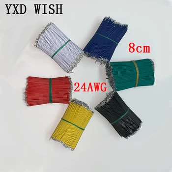 100PCS/Lot Tin-Plated Breadboard PCB Solder Cable 24AWG 8cm Fly Jumper Wire Cable Tin Conductor Wires 1007-24AWG Connector Wire
100PCS/Lot Tin-Plated Breadboard PCB Solder Cable 24AWG 8cm Fly Jumper Wire Cable Tin Conductor Wires 1007-24AWG Connector Wire