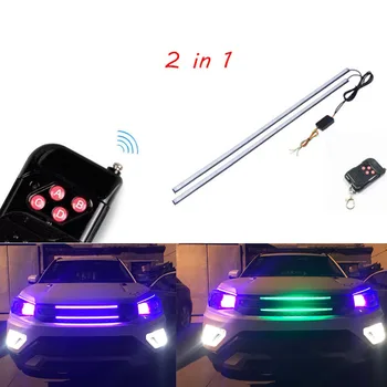 Car Strobe Light Angel Eye LED Warning Police Lamp 4X4 Truck Flashing Firemen Strip Remote Control Flexible Front Grille Lights
Car Strobe Light Angel Eye LED Warning Police Lamp 4X4 Truck Flashing Firemen Strip Remote Control Flexible Front Grille Lights