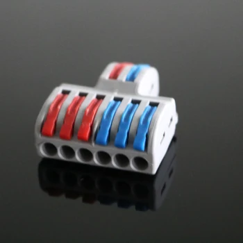 Wire Connector SPL62 32A Mini Fast Universal Wiring Cable Connector Push-in Conductor Terminal Block PCT-222 SPL-62
Wire Connector SPL62 32A Mini Fast Universal Wiring Cable Connector Push-in Conductor Terminal Block PCT-222 SPL-62
