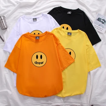 Justin Bieber Drew House Men Women Cotton Best Quality Top Tees Tshirt Summer Style Drew House long sleeve T-Shirts Street wear
Justin Bieber Drew House Men Women Cotton Best Quality Top Tees Tshirt Summer Style Drew House long sleeve T-Shirts Street wear