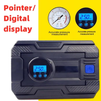 DC12V Portable Car Tire Inflator Digital Screen/Pointer Wireless Air Compressor Pump with LED Light Pump for Car Motorcycle
DC12V Portable Car Tire Inflator Digital Screen/Pointer Wireless Air Compressor Pump with LED Light Pump for Car Motorcycle