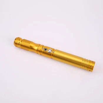 TXQsaber Blaster Lightsaber Metal Handle 1inch High Quality PC Blade For Dueling RGB LED, with 6 Set Soundfonts-TS013gold
TXQsaber Blaster Lightsaber Metal Handle 1inch High Quality PC Blade For Dueling RGB LED, with 6 Set Soundfonts-TS013gold