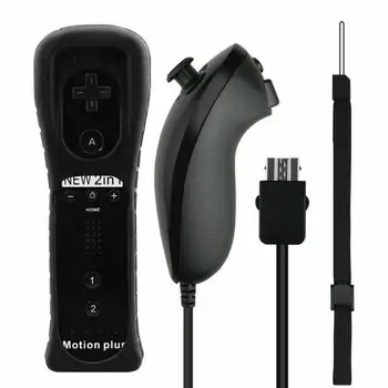 For Nintend Wii 2 in 1 Remote Gamepad Controller Without Motion Plus Bluetooth Wireless Remote Controle For Wii Nunchuck Gamepad
For Nintend Wii 2 in 1 Remote Gamepad Controller Without Motion Plus Bluetooth Wireless Remote Controle For Wii Nunchuck Gamepad