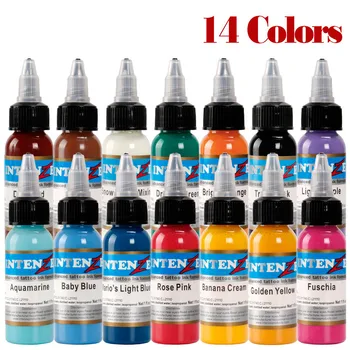 Tattoo Inks 14 Colors 30ml/bottle Tatto Pigment Inks Set For Body Tattoo Art Kit Eyebrows body makeupa tatoo supplies
Tattoo Inks 14 Colors 30ml/bottle Tatto Pigment Inks Set For Body Tattoo Art Kit Eyebrows body makeupa tatoo supplies