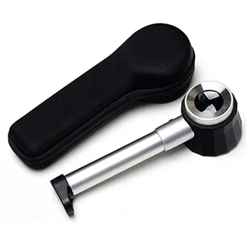 Handheld LED Magnifier 20X Optical Glass Magnifying Glass with Light Scale Magnifying Jewelry Loupe with Storage Case
Handheld LED Magnifier 20X Optical Glass Magnifying Glass with Light Scale Magnifying Jewelry Loupe with Storage Case