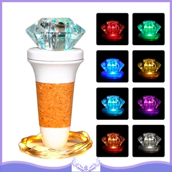 2pcs 15 LED Light Wine Cork Lights RGB Diamond Starry Copper Wire String Light USB Rechargeable DIY Party Celebration Decoration
2pcs 15 LED Light Wine Cork Lights RGB Diamond Starry Copper Wire String Light USB Rechargeable DIY Party Celebration Decoration