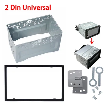 Iron Frame Unit 2 DIN Cage Radio Vehicle Case Car Fitting DVD Player Frame Mounting Plate Iron Frame Plastic Panel With Hardware
Iron Frame Unit 2 DIN Cage Radio Vehicle Case Car Fitting DVD Player Frame Mounting Plate Iron Frame Plastic Panel With Hardware