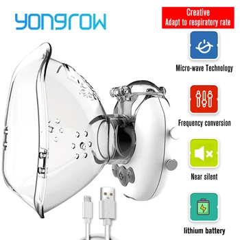 Yongrow Medical Nebulizer Handheld for children Asthma Inhaler Atomizer health care usb rechargeable mini Portable Nebulizer
Yongrow Medical Nebulizer Handheld for children Asthma Inhaler Atomizer health care usb rechargeable mini Portable Nebulizer