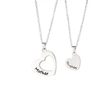 Mothers Day Gift 2pcs Stanless Steel Heart Pendant Necklaces Engraved Mother Daughter Silver Necklace Set Gift To Mom On Dr
Mothers Day Gift 2pcs Stanless Steel Heart Pendant Necklaces Engraved Mother Daughter Silver Necklace Set Gift To Mom On Dr